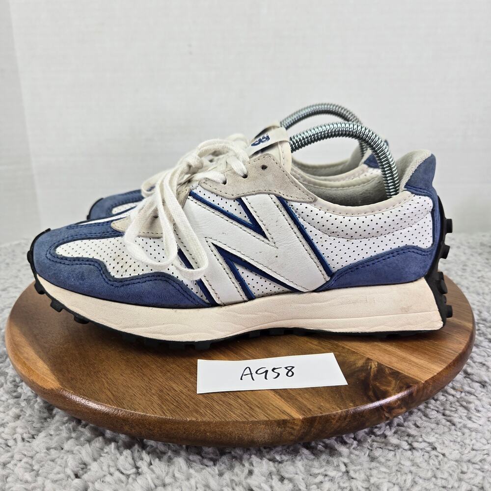 new balance 327 primary blue